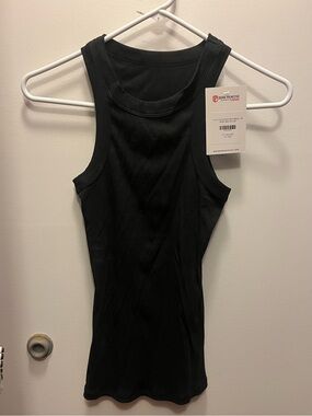 Born Primitive Black Ribbed Slim Tank Top